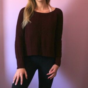 Maroon Sweater